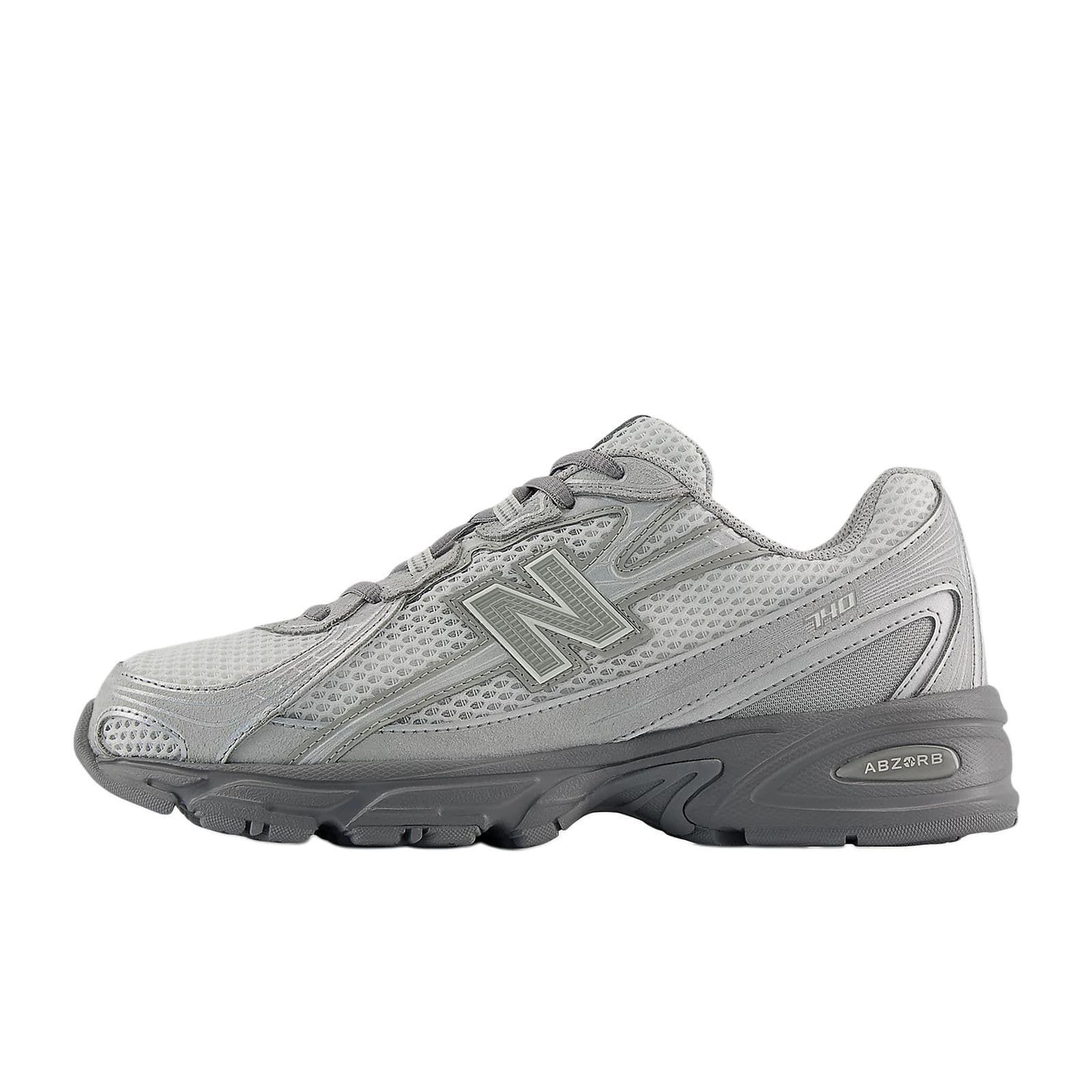 Кроссовки для бега New Balance NB 740 Дышащие Легкие Низкие Беговые Кроссовки Унисекс Белый Светло-Серый - изображение 1