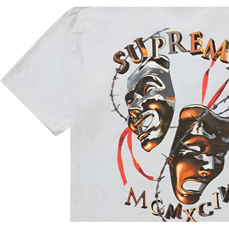 Футболка Supreme Laugh Now Tee Grey - изображение 3