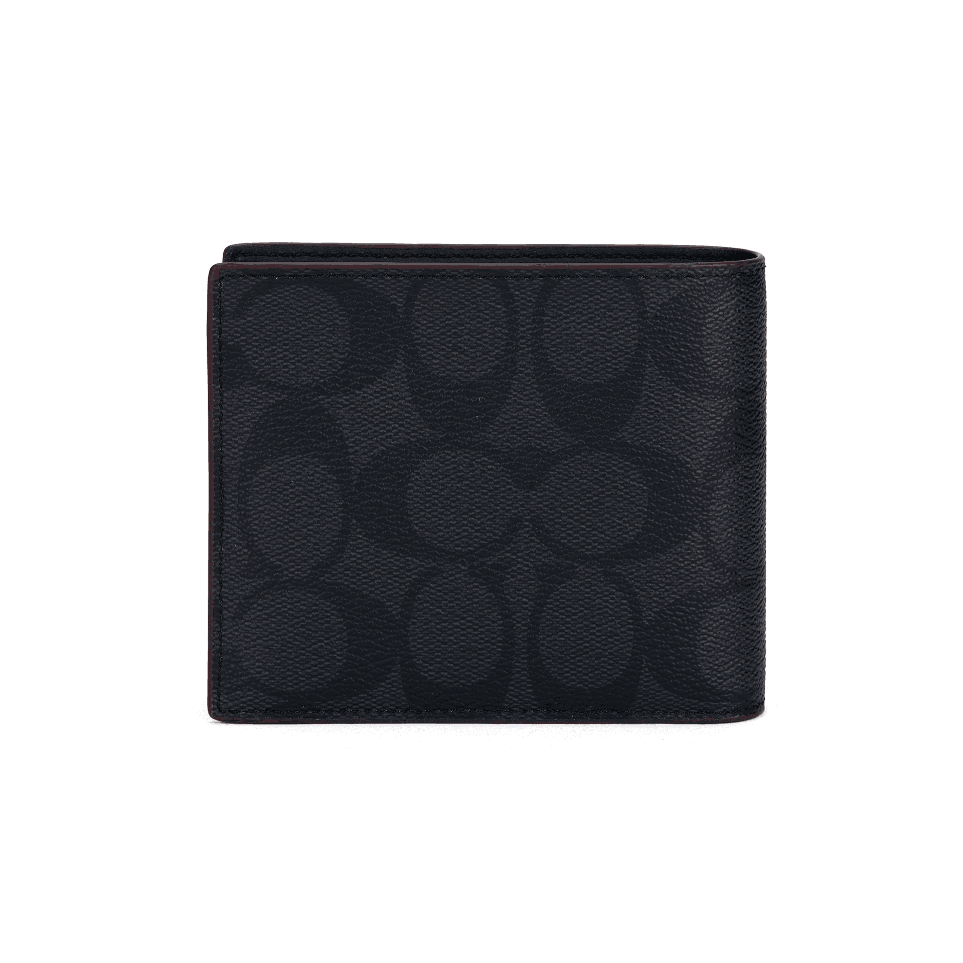 Кошелек Coach Фирменный Покрытый холст Кошельки Мужской Черный - изображение 5