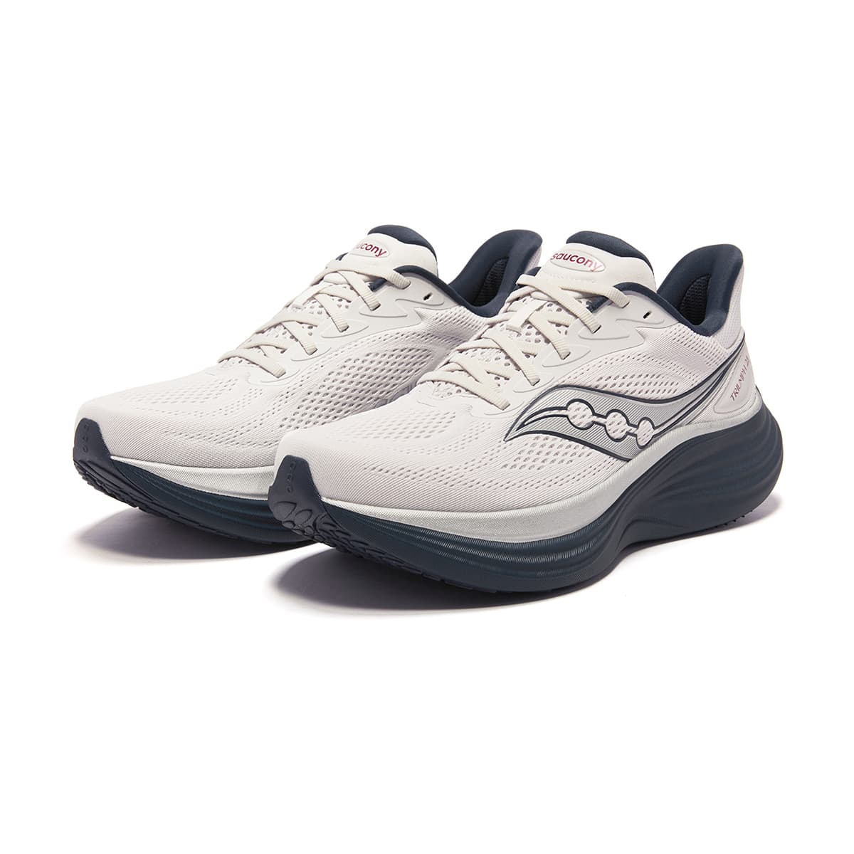 Кроссовки для бега Saucony Triumph 24 Амортизация Дышащий Oтскок Лоу-топы Беговые кроссовки Унисекс Серый - изображение 3