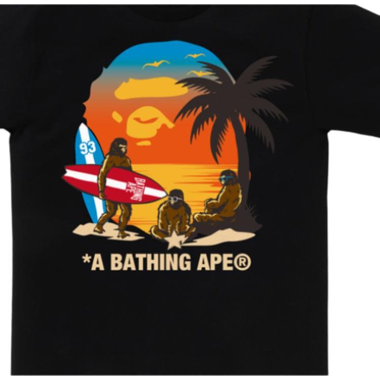 Футболка A BATHING APE Мужские T-рубашки - изображение 3