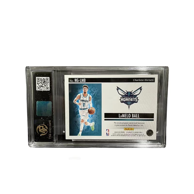 PANINI Silhouette Bees LaMelo Ball Li NING Автографы Джерси Классическая коллекция Сертифицированные карточки 1 шт - изображение 2