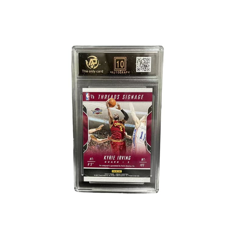 PANINI THREADS Рыцарь Kyrie Irving Eurogod Автограф-карта 10 99 EDITION Сертифицированные карточки 1 шт - изображение 2