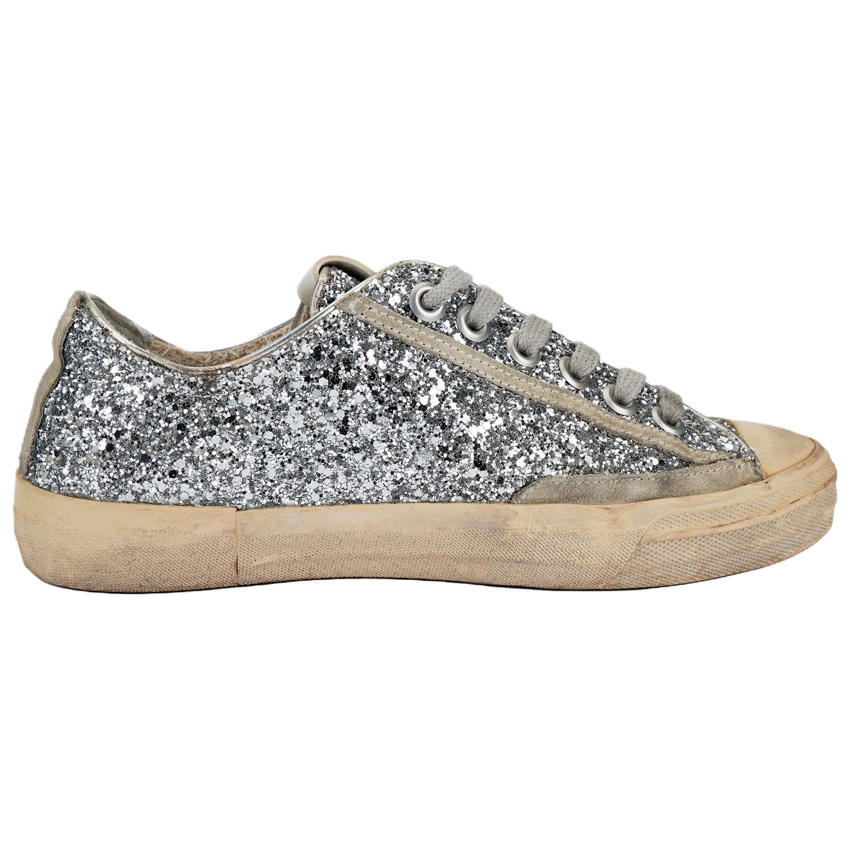 Кроссовки Golden Goose V-Star Silver - изображение 2