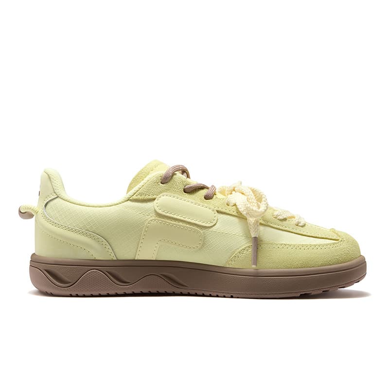 Кроссовки FILA FUSION GITA Низкие Скейтборд Обувь Женские Эльф Желтый - изображение 2