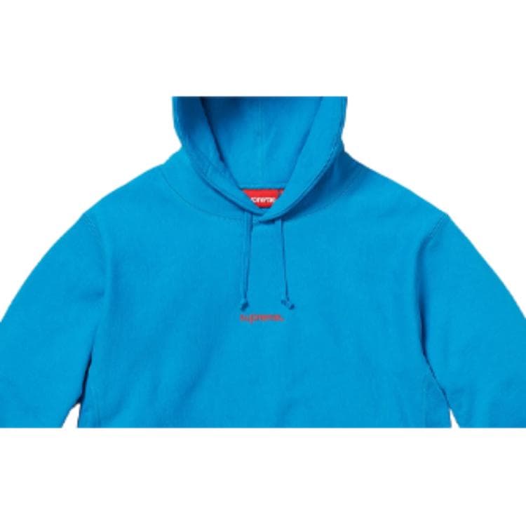 Кофта Supreme FW18 Trademark Hooded Sweatshirt Bright Royal - изображение 2