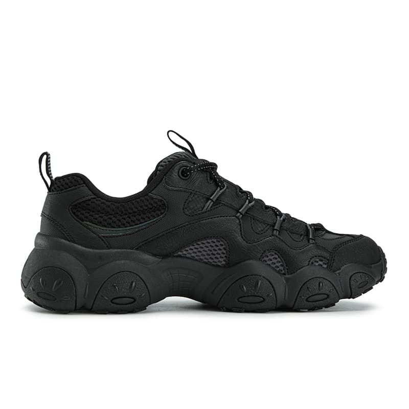 Кроссовки FILA FLUID 7 Износостойкий Легкий Дышащий Низкий Топ Массивные Кроссовки Мужские Черный Теневой Черный Серый - изображение 2