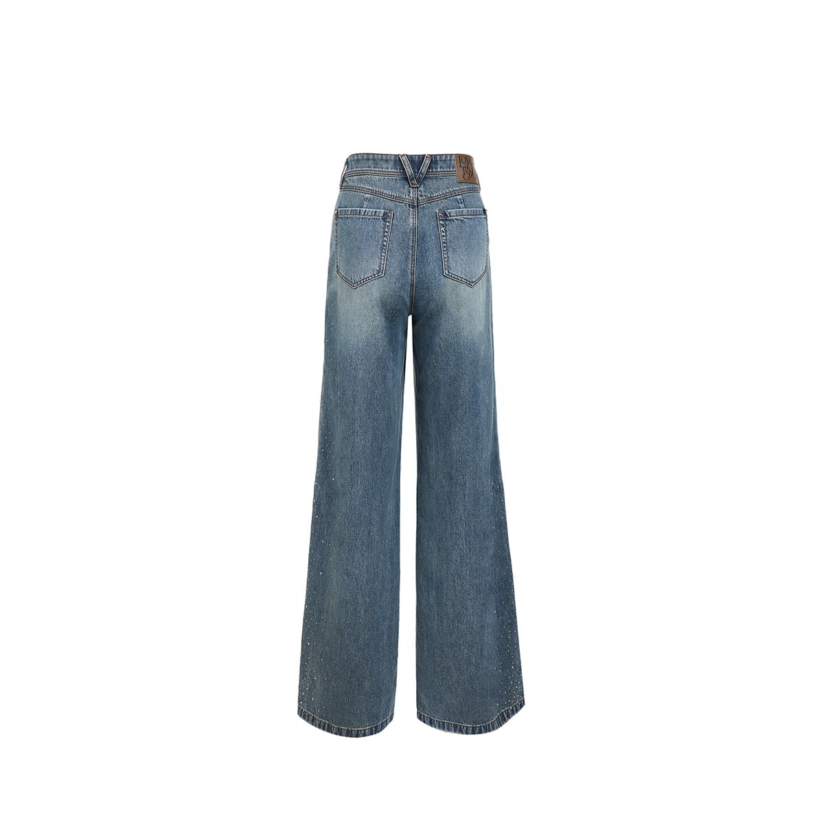 Джинсы ONLY J34 390 Worn Denim Blue Women's Jeans ONLY J34 390 Изношенный деним синий женские джинсы - изображение 2