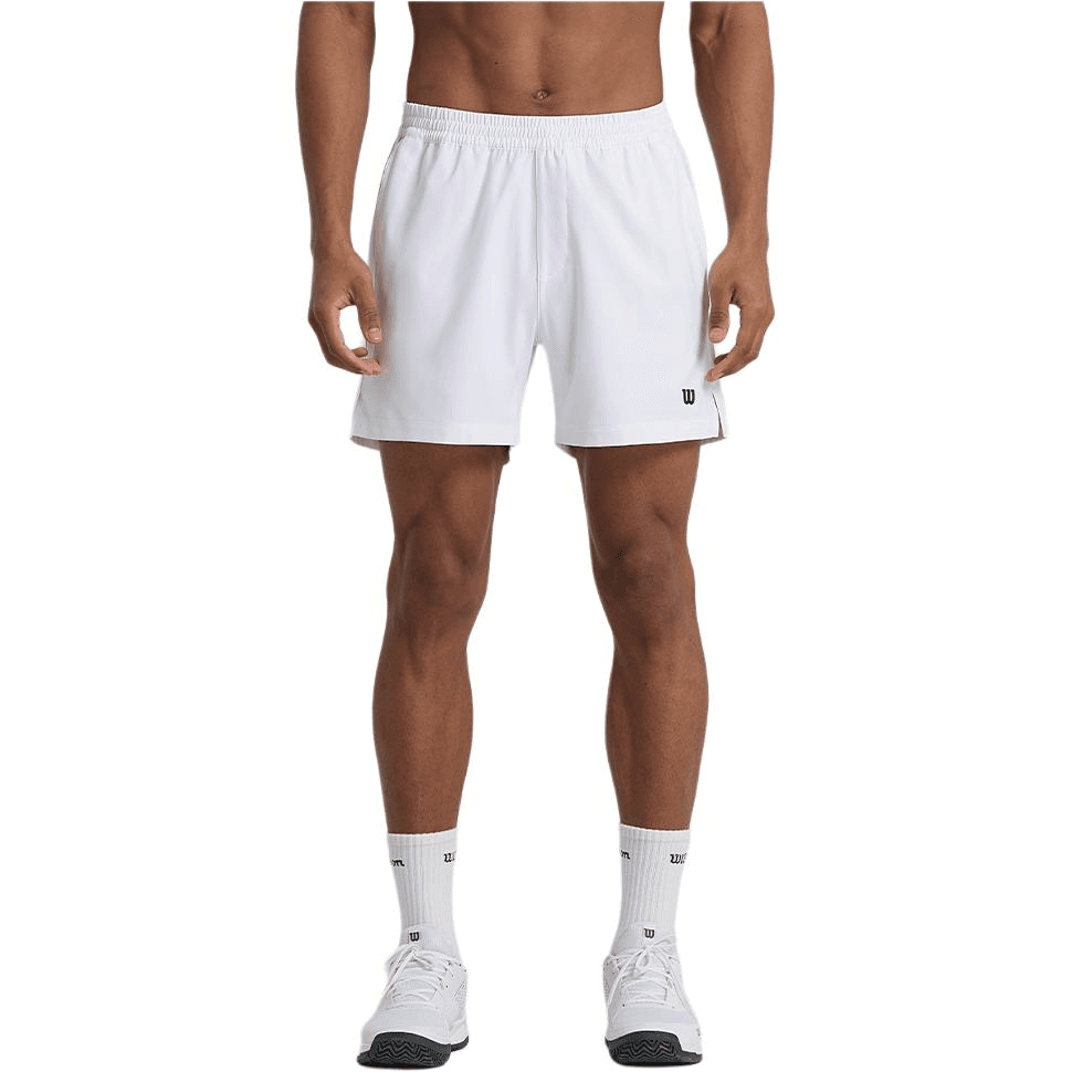 Wilson Теннис Volley Короткие Спортивные Шорты Мужские Ярко-Белые - изображение 4