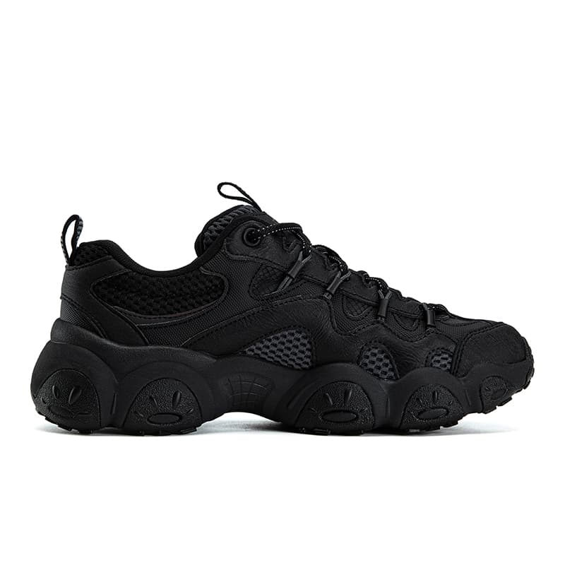 Кроссовки FILA FLUID 7 Износостойкий Дышащий Легкий Низкий Топ Кроссовки Женские Черный Теневой Черный Серый - изображение 2