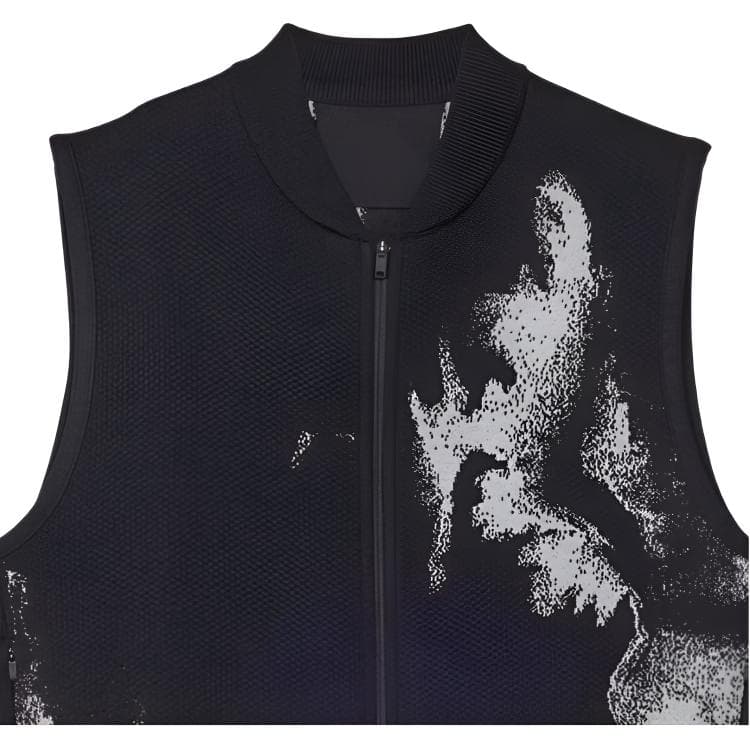 Y-3 Running Engineered Vest Удобный логотип безрукавка на молнии женский - изображение 3