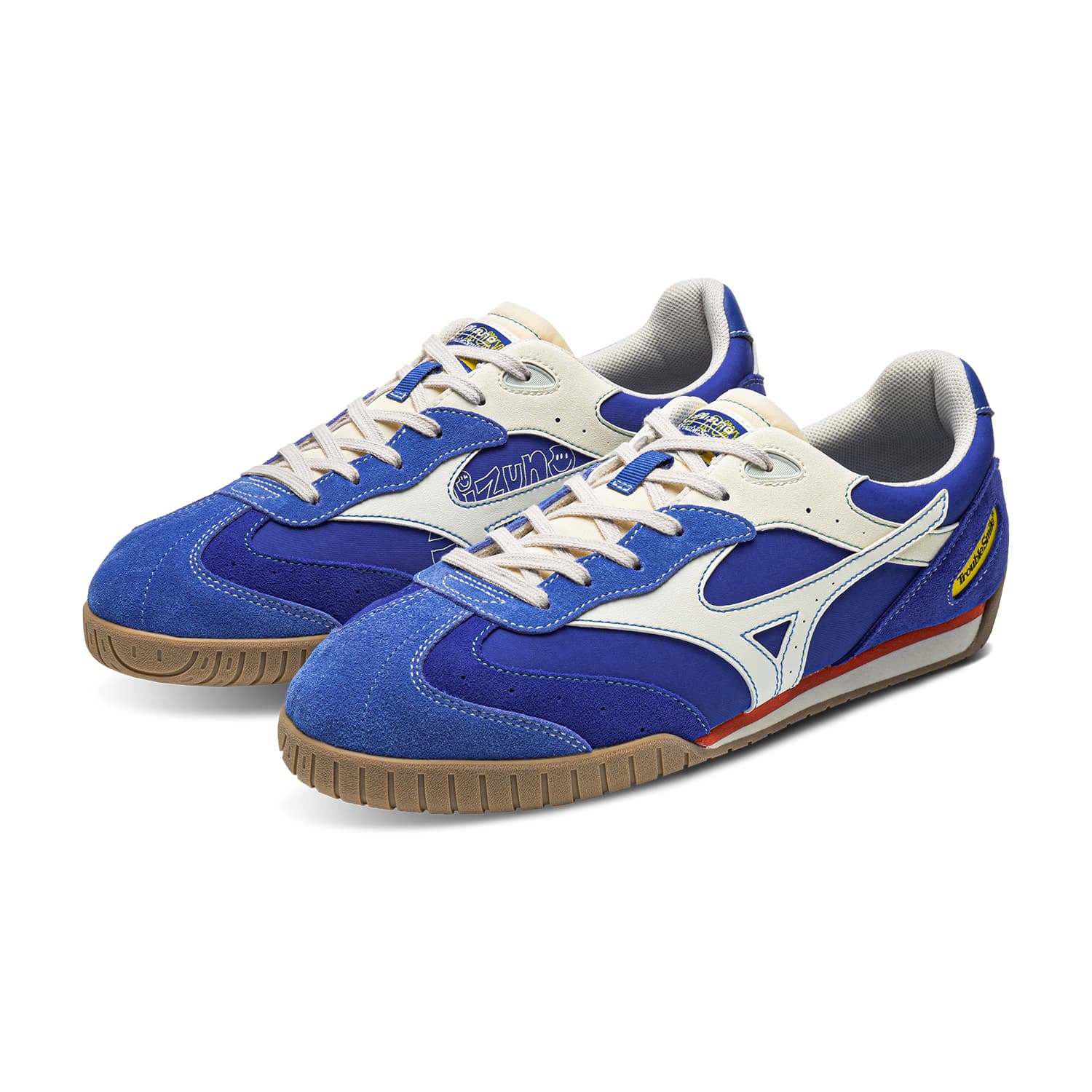 Кроссовки Mizuno Низкий Топ Повседневная Обувь Унисекс Синяя - изображение 4