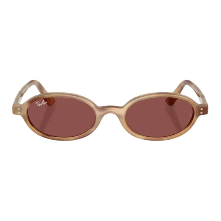 Солнцезащитные очки RayBan Литьевые Овалные Солнцезащитные Очки Унисекс Топленое Масло Черепаховый - изображение 2