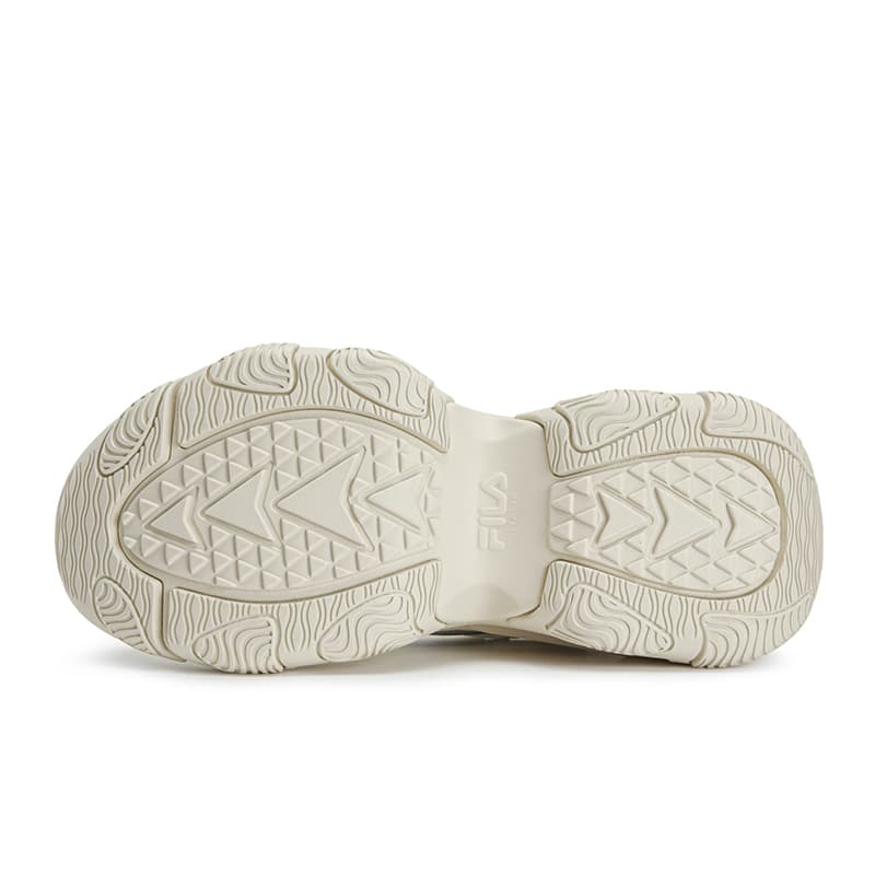 Кроссовки FILA SOFIA Fishbone Shoes Легкий визуально увеличивает рост Низкий топ массивные кроссовки Женские Белый Серый - изображение 6