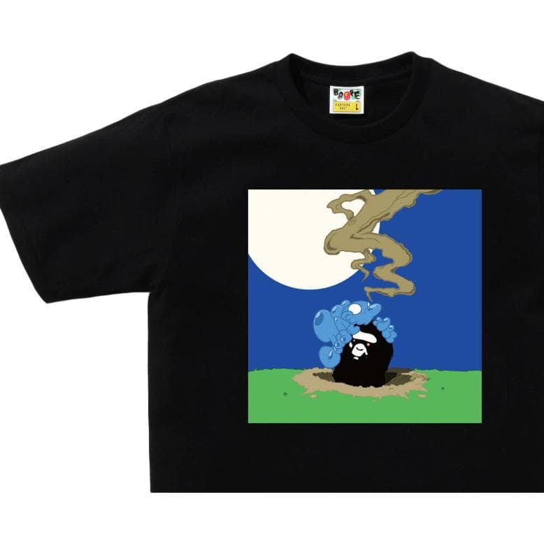 Футболка A BATHING APE GALLERY™ TOKYO T Рубашка Унисекс - изображение 3
