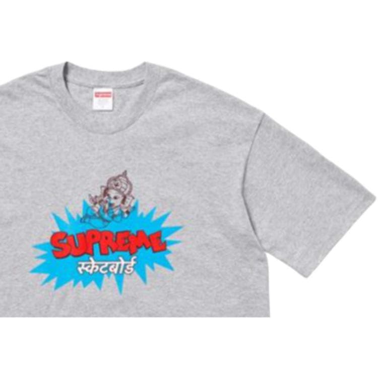 Футболка Supreme Ganesha Tee Heather Grey - изображение 4
