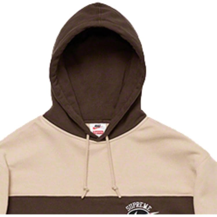 Кофта Supreme SS19 x Nike Stripe Hooded Sweatshirt - изображение 3