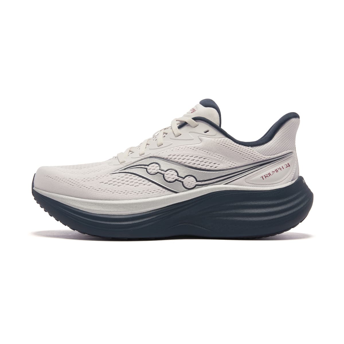 Кроссовки для бега Saucony Triumph 24 Амортизация Дышащий Oтскок Лоу-топы Беговые кроссовки Унисекс Серый - изображение 1