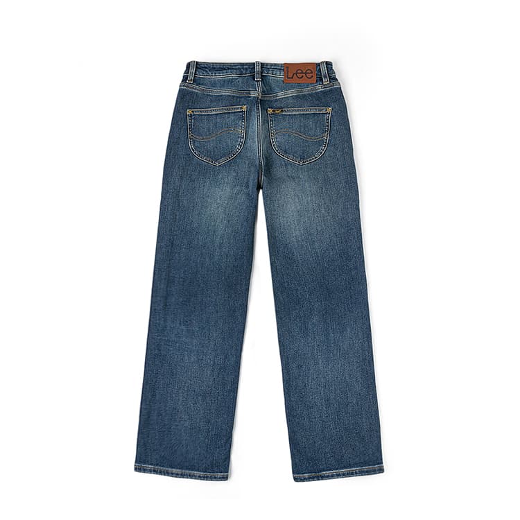Джинсы Lee Medium Dark Blue Women's Jeans Ли Мид Темно-Синий Женские Джинсы - изображение 2