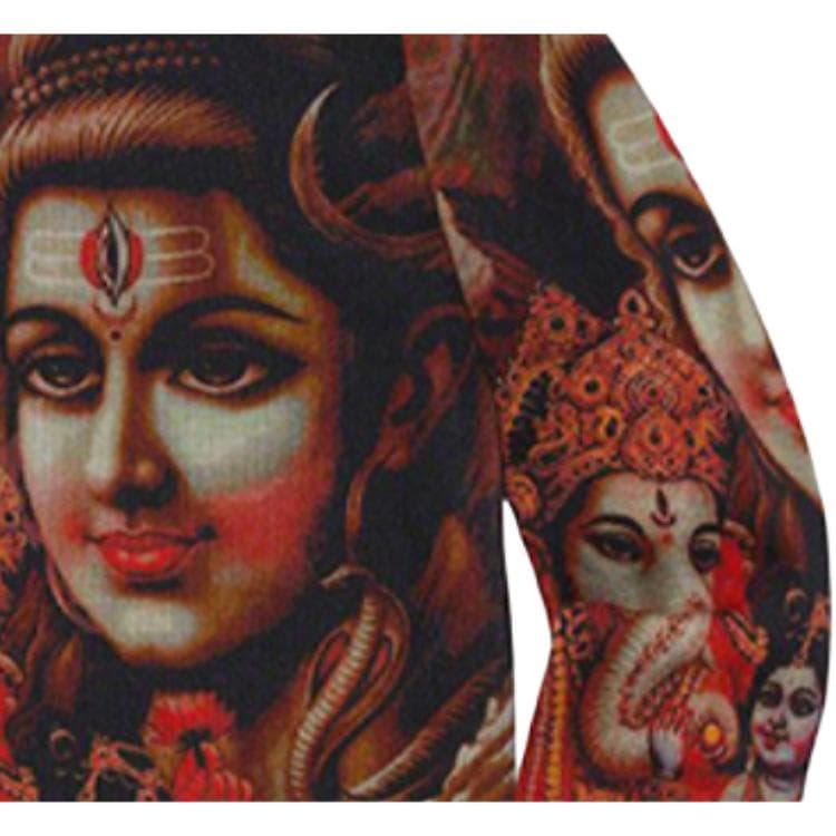Футболка Supreme FW19 Week 13 Ganesh LS Thermal Black T - изображение 2