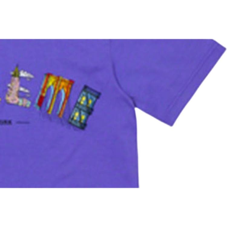 Футболка Supreme SS19 City Arc Tee DustyPurple LogoT - изображение 3