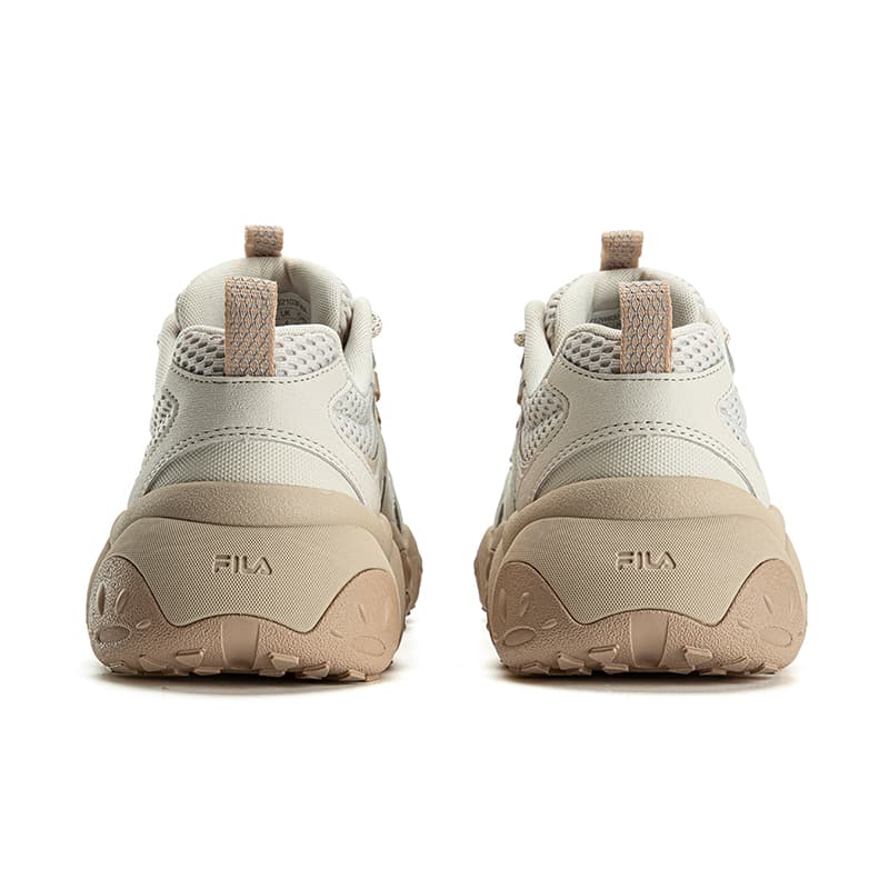 Кроссовки FILA FLUID 7 Износостойкий Дышащий Легкий Низкий Топ Кроссовки Женские Белый Лебедь Серый - изображение 5