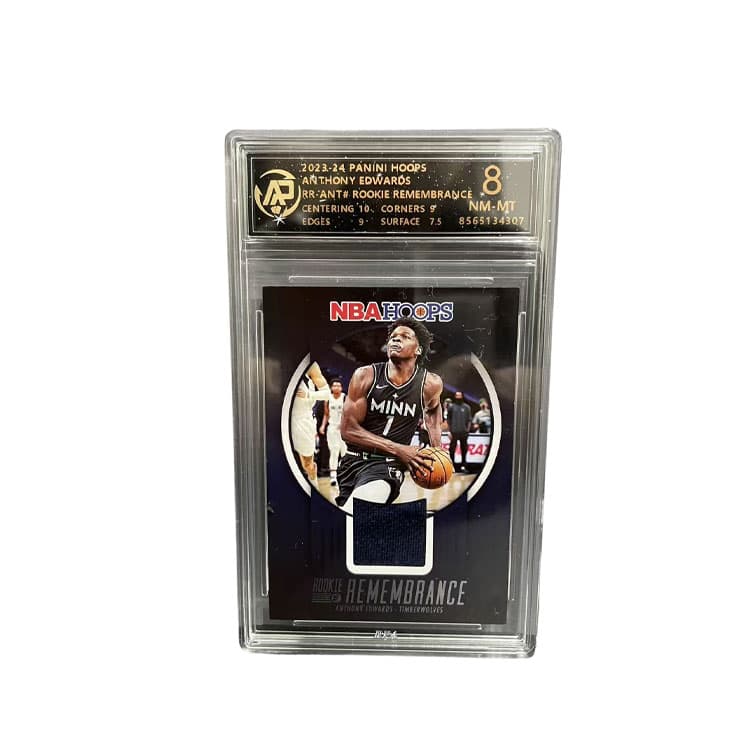Panini Hoops Тимбервулвз Энтони Эдвардс Хузи Новые звезды Следующий год Редкая коллекционная версия - изображение 3