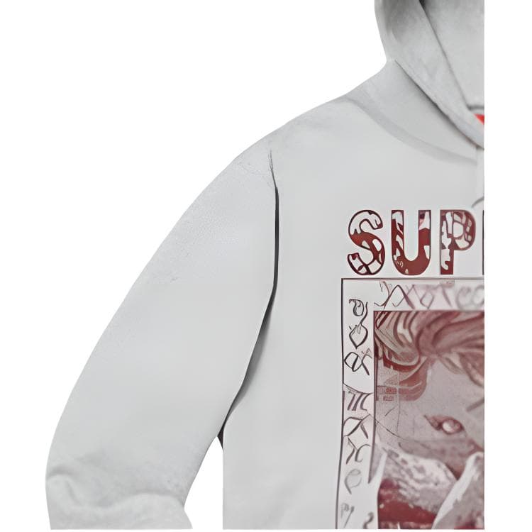 Кофта Supreme FW19 Doves Hooded Sweatshirt - изображение 2