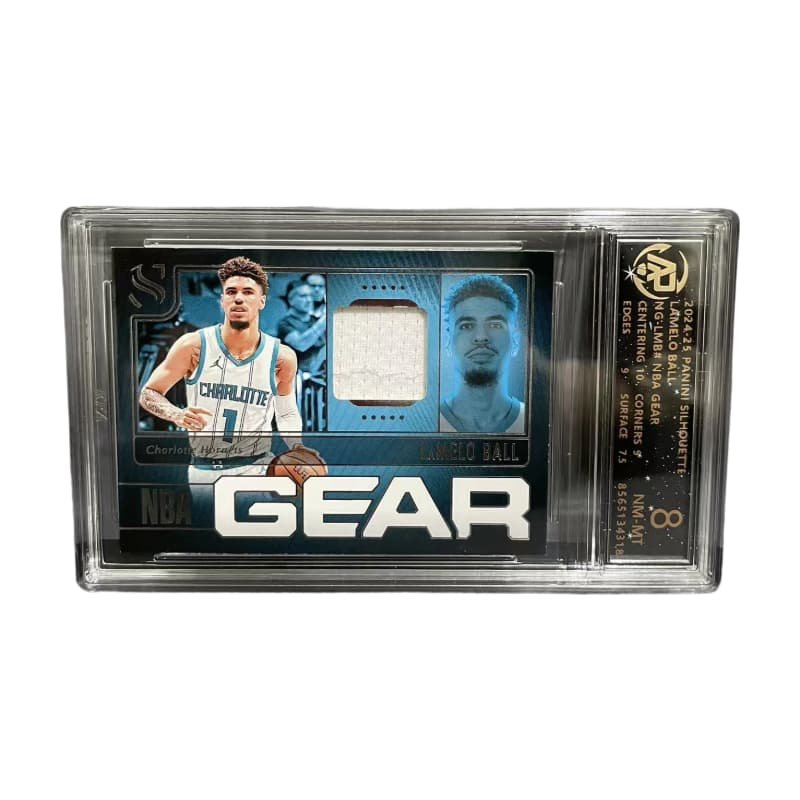 PANINI Silhouette Bees LaMelo Ball Li NING Автографы Джерси Классическая коллекция Сертифицированные карточки 1 шт - изображение 1