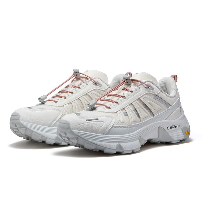 Кроссовки FILA FUSION COMO Y Текстиль Синтетическая кожа Устойчивая к истиранию Дышащая Низкий верх Уличная обувь Женская - изображение 3