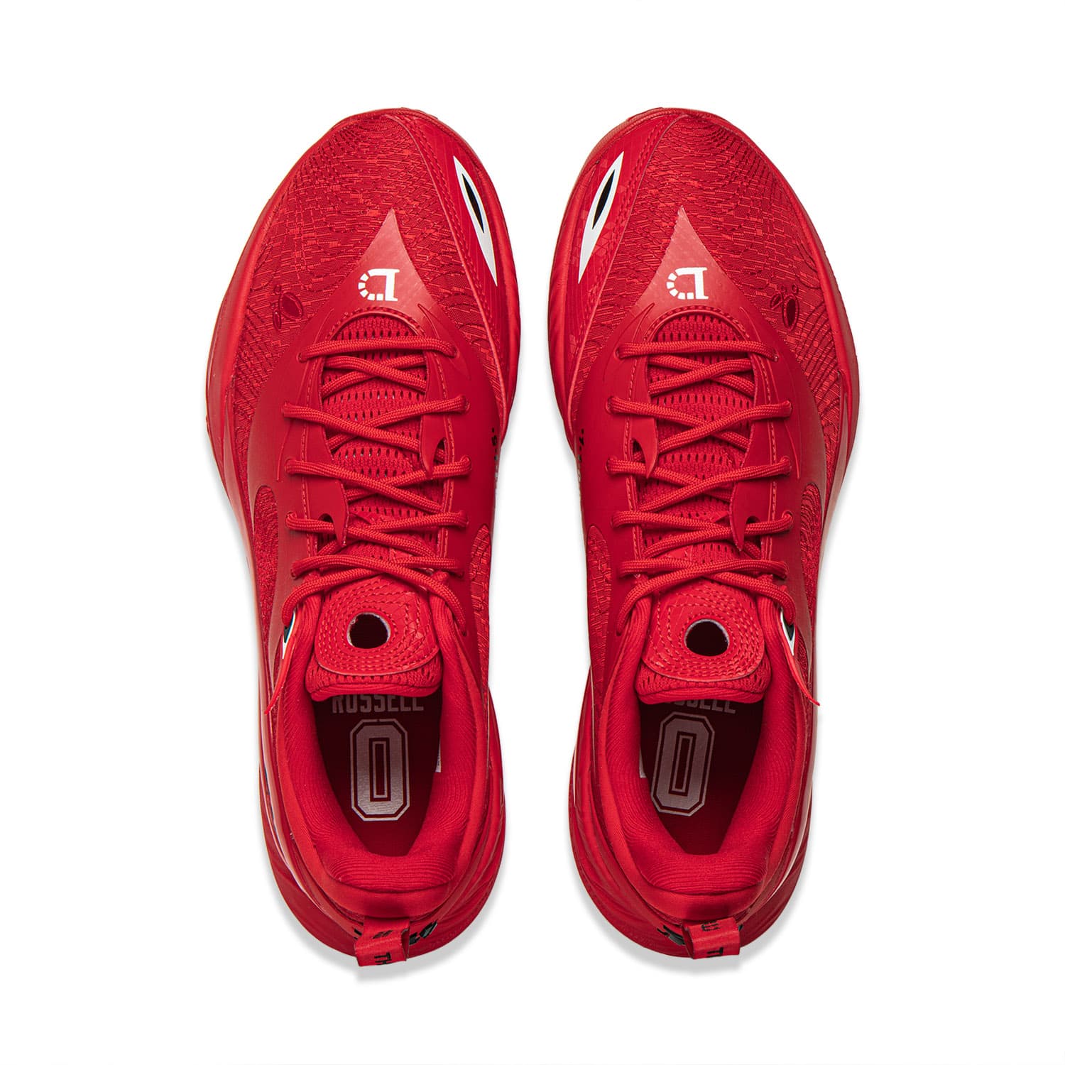 Кроссовки для баскетбола Li-Ning DLO2 Russell 2 Университетский Технология BOOM устойчивость поддержка амортизация сцепление Лоу-топы Баскетбольные кроссовки Унисекс Богатый красный - изображение 4