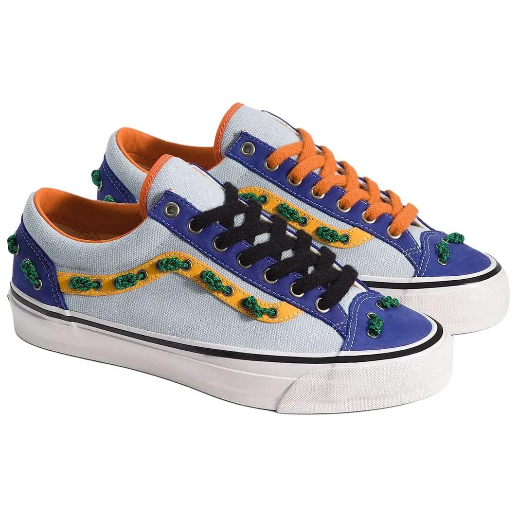 Кроссовки Vans Old Skool Скейтборд Обувь Мужская Ледяной Синий - изображение 2