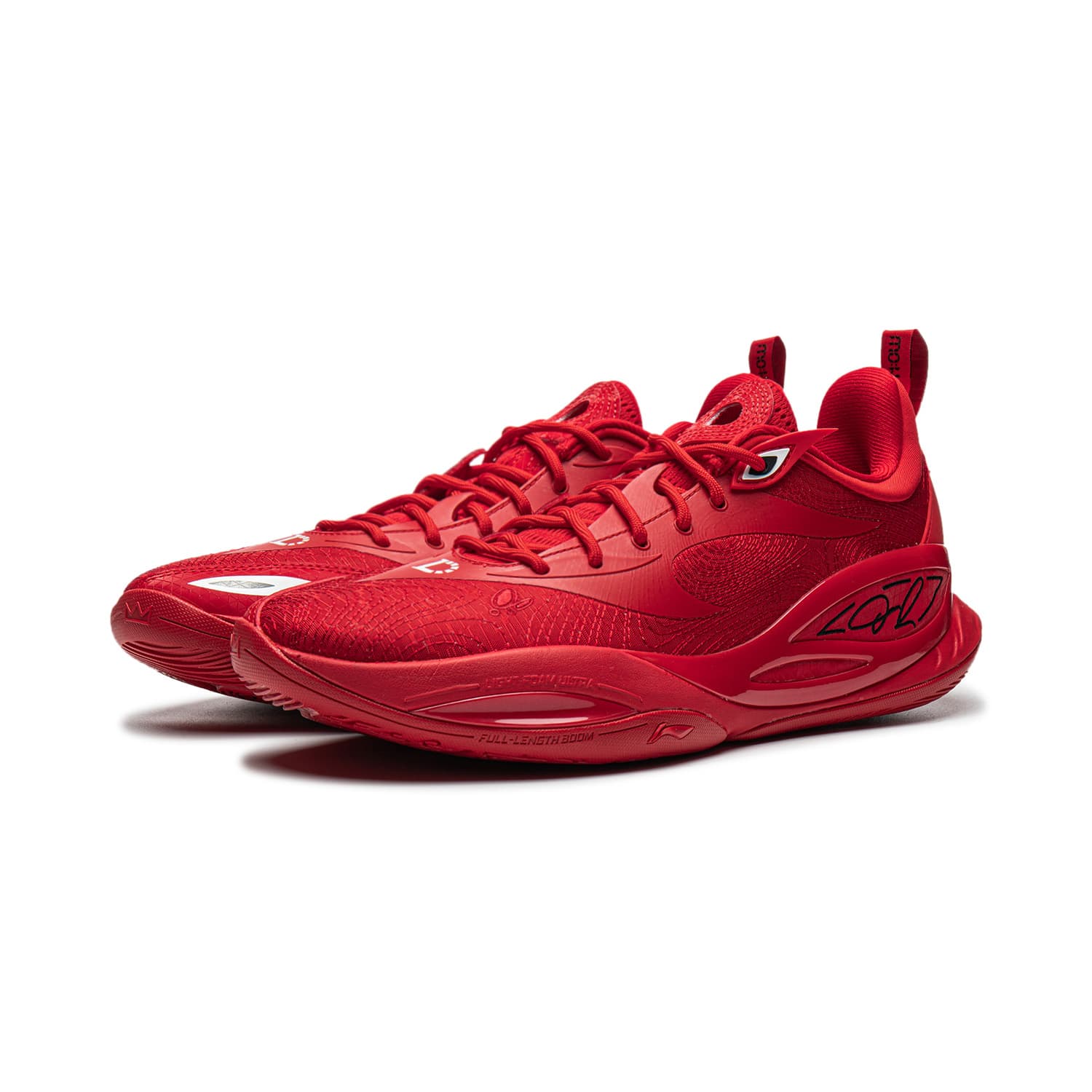 Кроссовки для баскетбола Li-Ning DLO2 Russell 2 Университетский Технология BOOM устойчивость поддержка амортизация сцепление Лоу-топы Баскетбольные кроссовки Унисекс Богатый красный - изображение 3