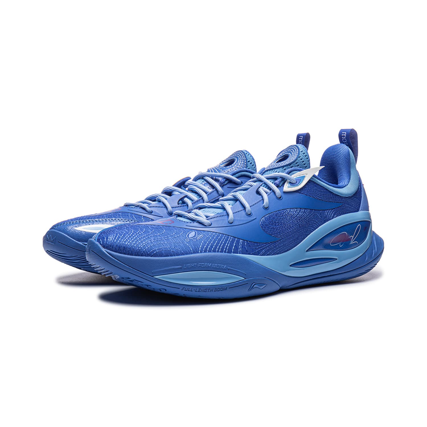 Кроссовки для баскетбола Li NING DLO2 Low Топ Баскетбольные кроссовки Унисекс Дворцово-синий - изображение 3