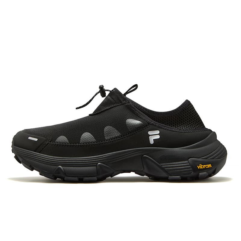 Кроссовки FILA FUSION COMO Y SLIPON Синтетическая кожа устойчивая к истиранию дышащая легкая уличная обувь мужская черная - изображение 1