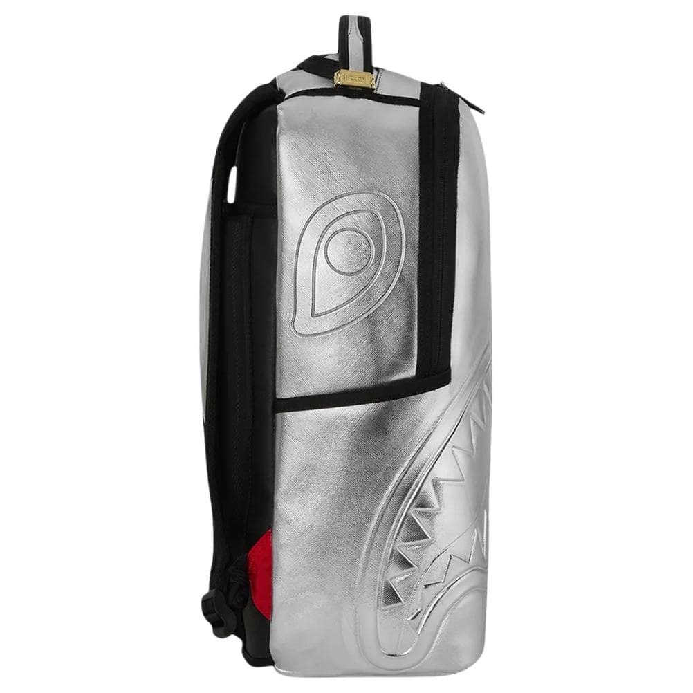 Рюкзак SPRAYGROUND ПВХ Рюкзак Унисекс Серебряный и Черный - изображение 2