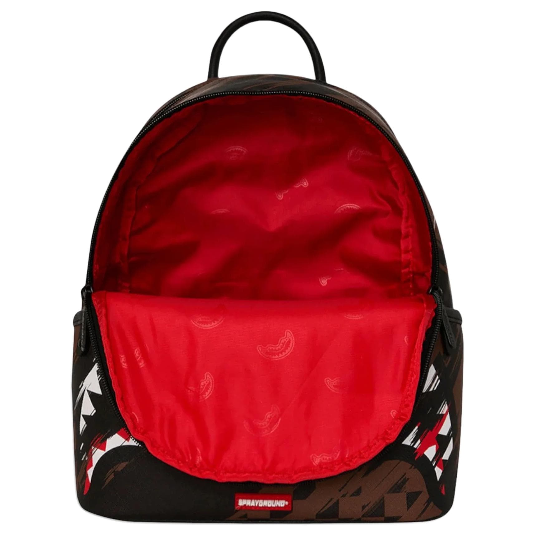 Рюкзак SPRAYGROUND Поливинилхлорид (ПВХ) Рюкзаки Унисекс Коричневый Черный - изображение 3