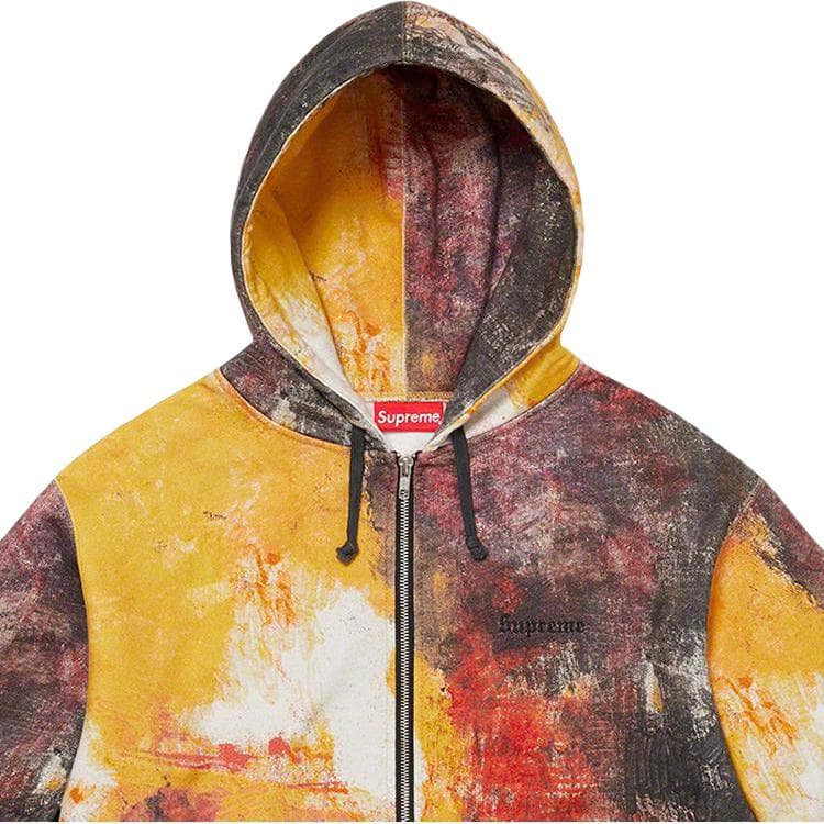 Кофта Supreme Fire Zip Up Hooded Sweatshirt - изображение 5