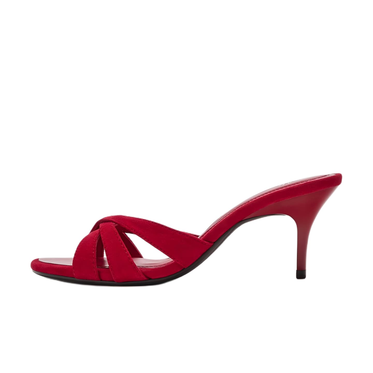 Сандалии ZARA Шлепанцы Red Women's - изображение 1
