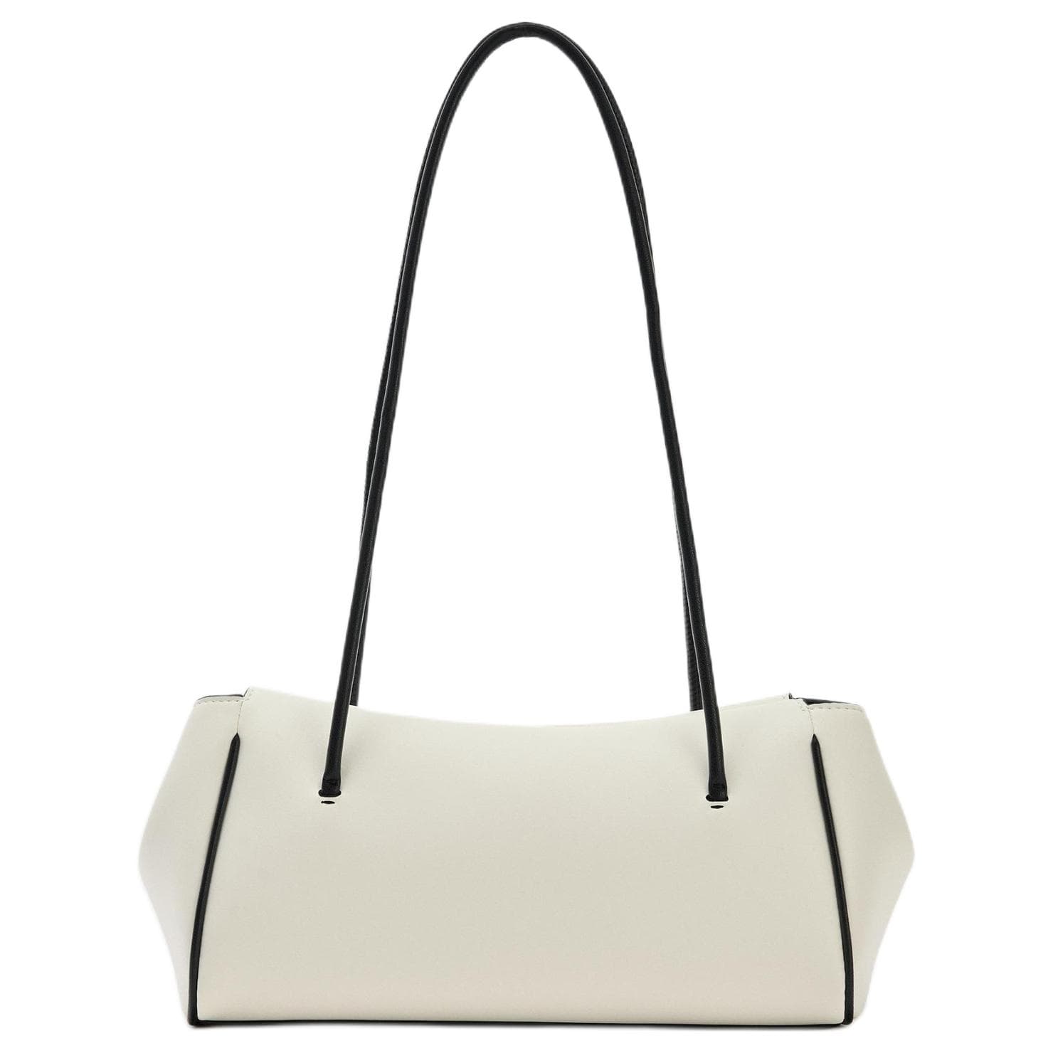 Мини-сумка ZARA Магнитная застежка полиуретан ПУ (полиуретан) сумка на плечо женская белая - изображение 1