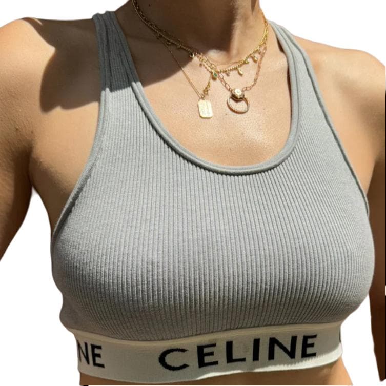 Майка CELINE Logo - изображение 3