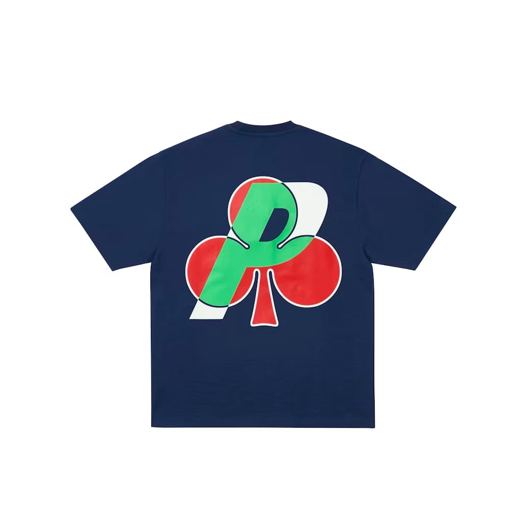 Футболка PALACE SS26 Drop3 Deal T Рубашка Темно-синий T Рубашка Унисекс - изображение 1
