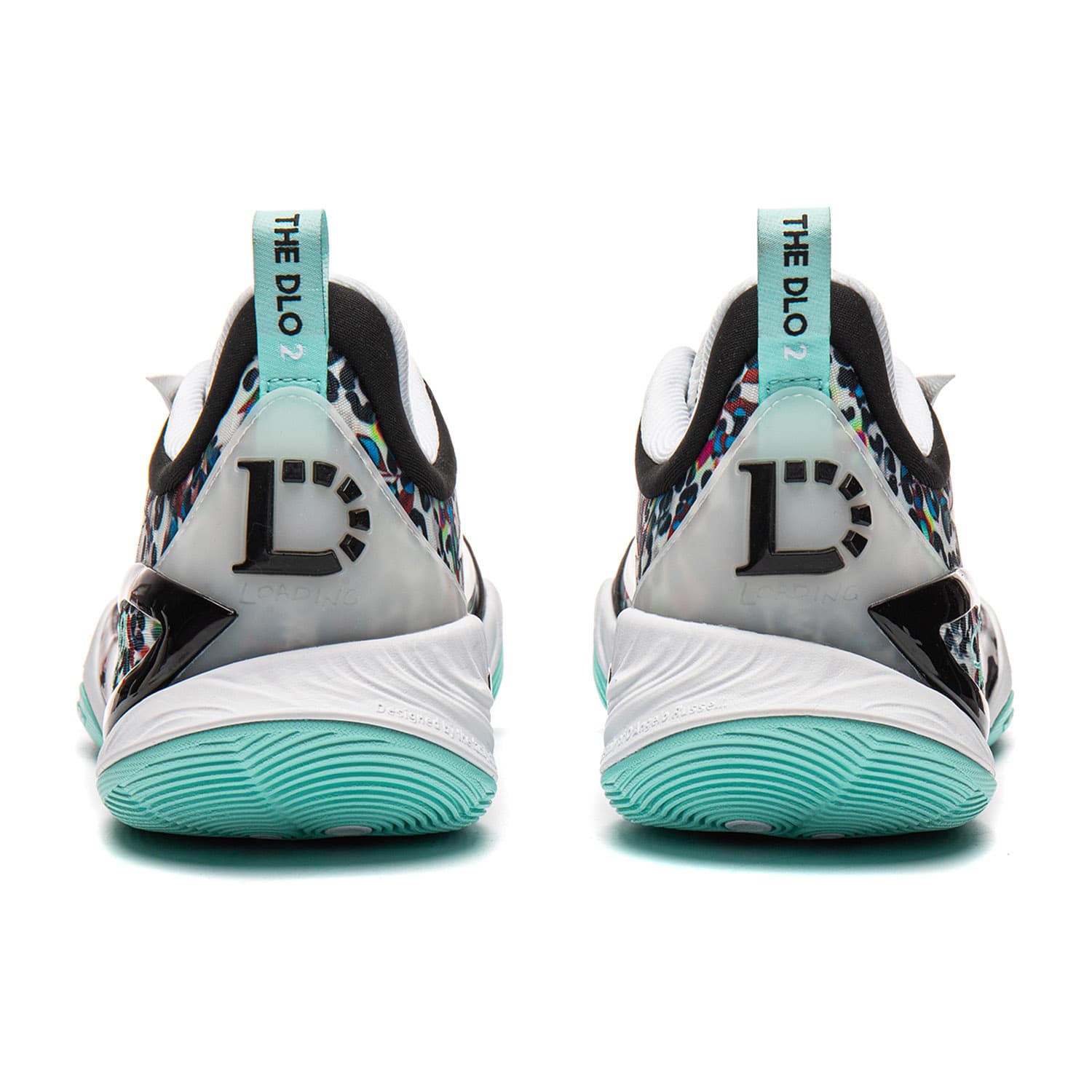 Кроссовки для баскетбола Li NING DLO2 Низкие Баскетбольные Кроссовки Унисекс Белый Черный - изображение 6