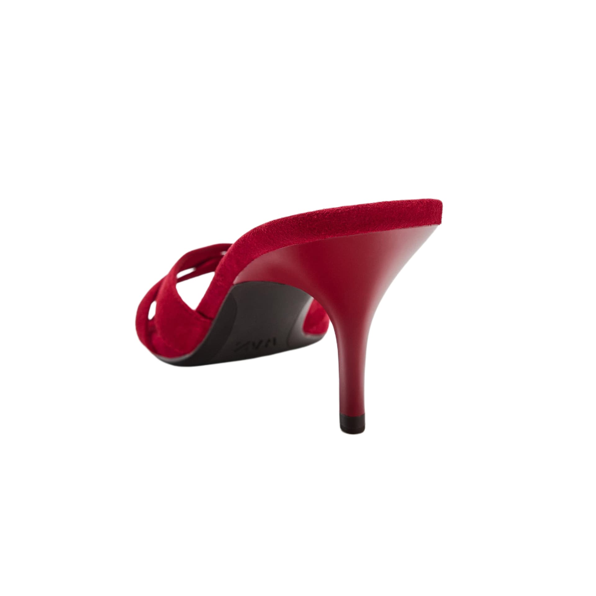 Сандалии ZARA Шлепанцы Red Women's - изображение 3