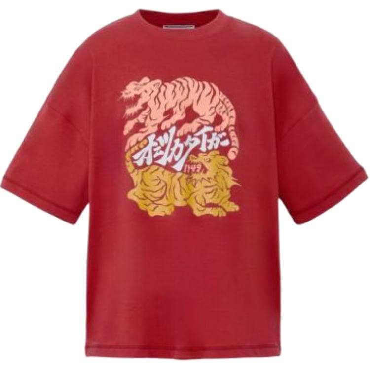 Футболка Onitsuka Tiger Red Мужская T-рубашка - изображение 1