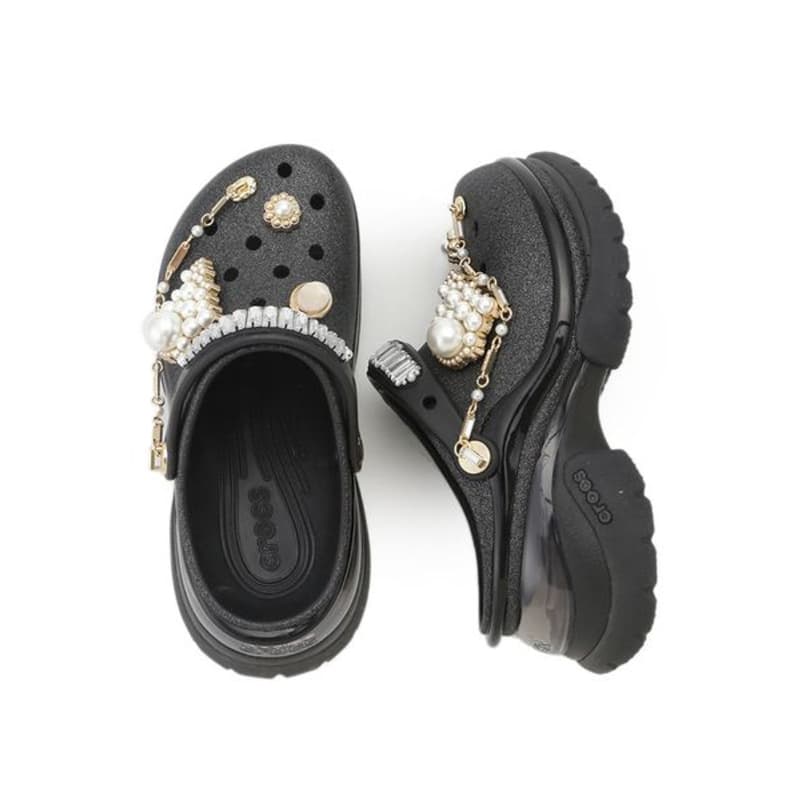 Сабо Crocs Bae Clog Sabo Резина Женские Черные - изображение 3