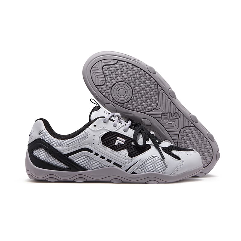 Кроссовки FILA FUSION Flora Дышащая Низкая Повседневная Обувь Женская Тонкая Серый Черный - изображение 5