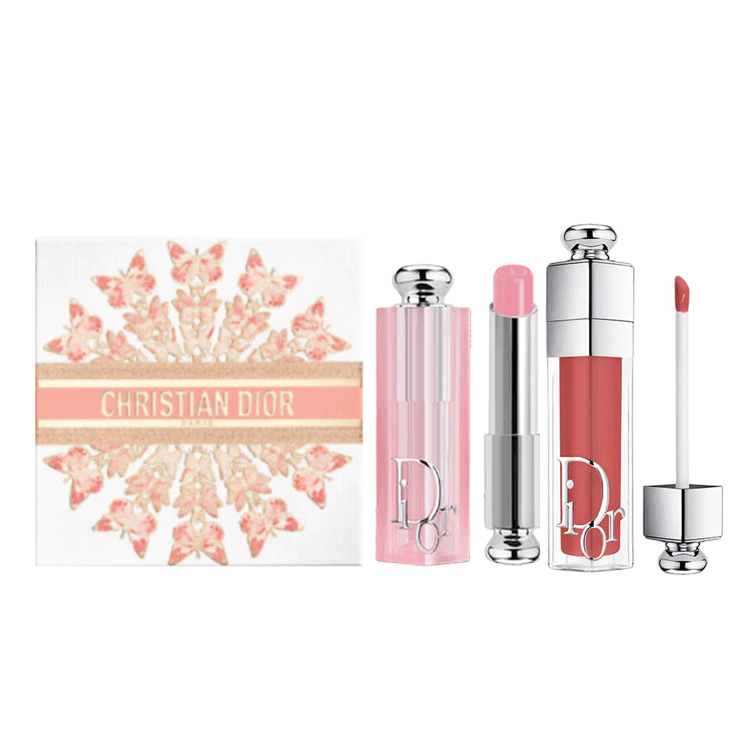DIOR Enchanting Цвет меняющий помада + Увеличивающий объем губ глянцевый набор косметики Ограниченная серия коробка 520 - изображение 1