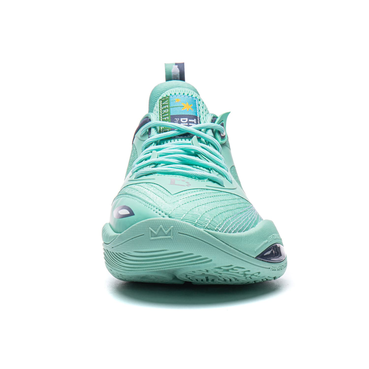 Кроссовки для баскетбола Li NING DLO2 Низкие Баскетбольные Кроссовки Унисекс Селадон Бирюза - изображение 5