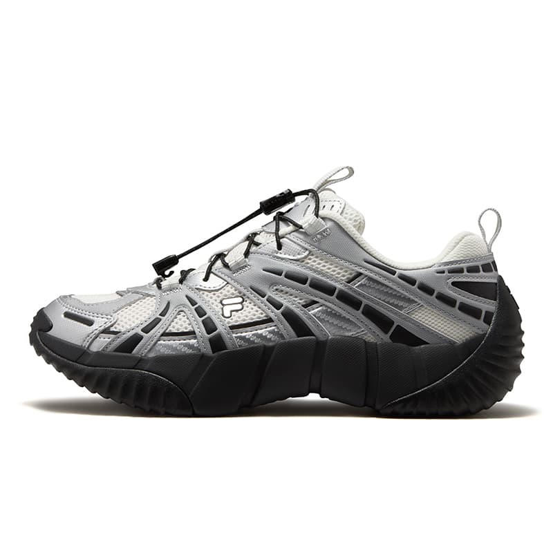 Кроссовки FILA FUSION BONE II Vertebra Shoes 2 Дышащие Низкие Кроссовки Женские Белые Серые - изображение 1